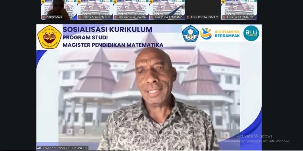 Dokumentasi Sosialisasi Kurikulum Program Studi Magister Pendidikan Matematika FKIP UNCEN (2)